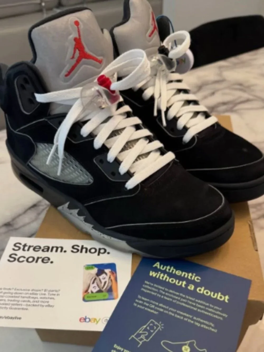 Jordan 5 Black Metallic Reimagined 2025 Men’s